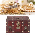 Treasure Chest Storage Box, Multipurpose Small Wood Treasure Box  for Decorations. 