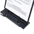 Paper Holder Book Adjustable View A4 Metal Typing Rack File Holder Desktop Folder Holder Lip. 