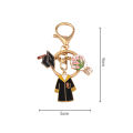 Simple Creative Personalized Graduation Keychain Classic Unisex Academic Dress Pendant Students Souvenir Graduation Season Gifts. 
