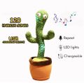Talking & Dancing Cactus Mimicking Toy (USB CHARGING)-120 songs including Happy Birthday And others. 