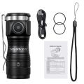 Sofirn Mini SC13 SST40 LED 1300lm Tactical 18350 Rechargeable Flashlight 6000K Keychain Emergency Torch Led Light with Magnetic. 