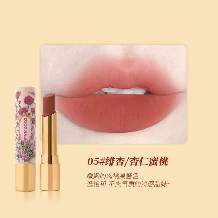 PINKCOCO%20Gorgeous%20Qimeng%20Velvet%20Lipstick%20Matte%20Matte%20Low%20Saturation%20White%20High%20Value%20Students%20-%20Image%207