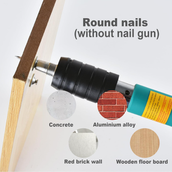 Manual Nail Gun Nails 800-Pack Concrete Nail Kit - 7.3mm Steel Bolts - View #9
