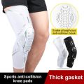 【Alizeker Mall】1PC Breathable Sweat Sports Knee Shockproof Long Sleeves Knee Brace Football Basketball Sports Knee Protector/.