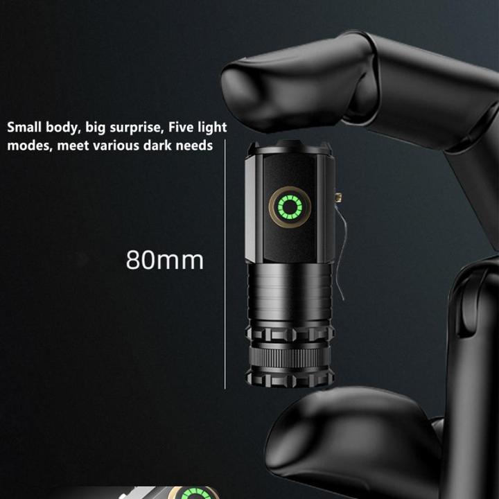 3%20F350%20LED%20Mini%20Flashlight%20Powerful%20Type-C%20Rechargeable%20Battery%20Torch%20Adjustable%20Brightness%20Flashlights%20For%20Camping%20Hiking%20-%20Image%203