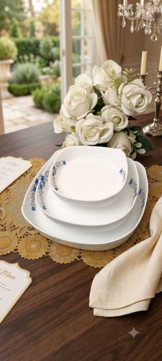 3 pcs opal sarving dish set