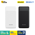 Awei P6K 20000mAh Powerbank 2.1A Fast Charging Dual USB Port Micro USB and Type C Input Portable Power Bank.