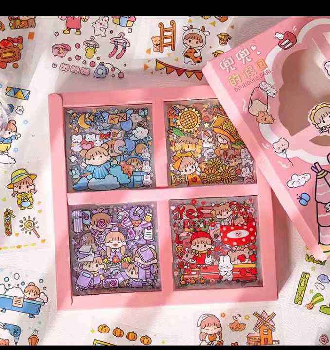 100%20Sheets%20Stickers%20Box%20Space%20Park%20Anime%20Figure%20Pattern%20Decorative%20PET%20Cartoon%20Character%20Decals%20for%20Scrapbook%20-%20Image%205