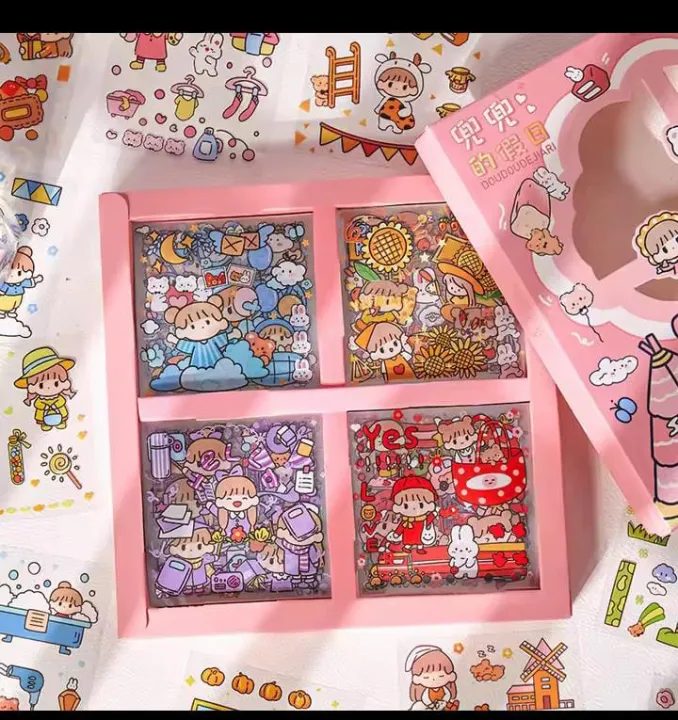 100%20Sheets%20Stickers%20Box%20Space%20Park%20Anime%20Figure%20Pattern%20Decorative%20PET%20Cartoon%20Character%20Decals%20for%20Scrapbook%20-%20Image%205