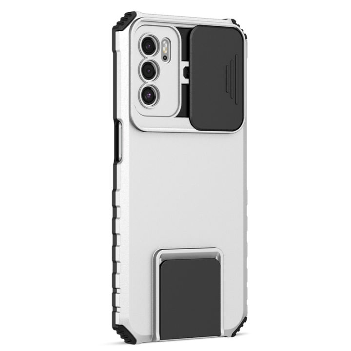 For%20OPPO%20A16%20Phone%20Case%20Hard%20Sliding%20Lens%20Protect%20Kickstand%20Back%20Cover%20-%20Image%203
