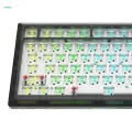 DIY Mechanical Keyboard ABS Shell RGB Gaming Keyboard Easy Installation No Switches Wired Mechanical Keyboard Mechanical Keyboard Shell. 