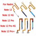 Finger Print Scanner Fingerprint Sensor Flex Cable For Xiaomi Redmi Note 12 Pro Plus 4G 5G Return Key Home Button Replacement. 