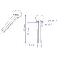 Guitar Bridge Pins 6Pcs Br Endpin for Acoustic Guitar with Guitar Bridge Pin ller. 