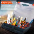 Conventional Pro Tool Organiser Compartment Toolbox Case Screw Nail Nut Compartment Tool Box Organiser Case StorageBolt Bead Button Storage. 