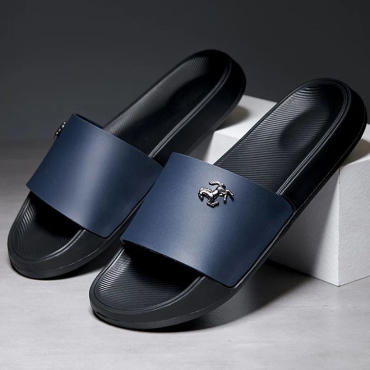 New Fashion Men Slippers EVA Soft Sandals Men outdoor Home Flip Flops Slides Non-slip Summer Beach Sandals Men Shoes