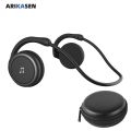A6 Small Bluetooth Headphones Wrap Around Head Comfortable Wireless Headphones Foldable Bluetooth Headsets with Microphone Purse.