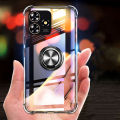 For ZTE Blade V50 Smart Case Soft Clear Transparent Protector Shockproof Car Adsorb Holder Ring Cover For ZTE Blade V50 Smart Back Cover Phone Cases. 