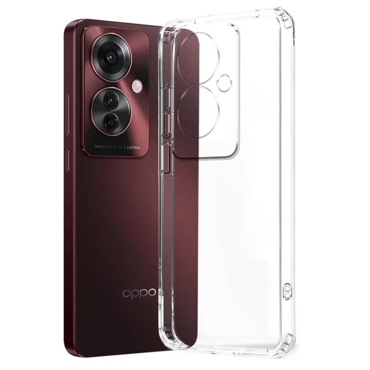 Oppo F25 Pro 5G Transparent Soft & Flexible TPU Mobile Back Cover