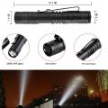 CREE XPE Clip Mini LED Flashlight Torch Waterproof Handheld Penlight Lamp Powered by AAA batteries. 