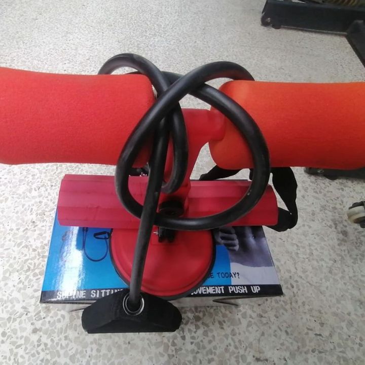 Suction Sit-up bar with restances belt support