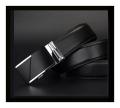 Black Leather Auto Gear Belt for Men - Belt For Men.