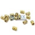 100pcs/50pcs/20pcs m1.4 M2 M2.5 M3 M4 M5 M6 M8 Braas insert nut Injection Molding Brass Knurled Thread Inserts Nuts.
