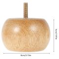4pcs Wooden Solid Furniture Feet Replacement Sofa Legs Universal for Furniture Couch Chair Furniture Leg Set Accessories. 