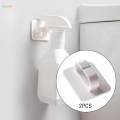 2Pcs Self Adhesive Hooks Home Improvement Decorative Shower Door for Hanging. 