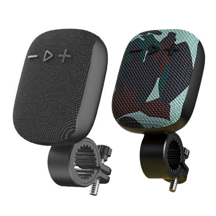 Bike Speaker Bicycle Handbar Wireless Bluetooth Louderspeaker Outdoor Handlebar Subwoofer For Cycling Riding-Black Durable