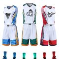 Men Kids Basketball Jerseys Suit Boys College Mens Basketball Uniforms Sport Kit Shirts Shorts Set Cloth Breathable Custom Print. 