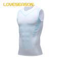 【Exclusive Online Deals】 Men Belly Shaping Vest Men's Slim Fit Quick-drying Compression Tank Top for Gym Running Basketball High Elasticity O Neck Sleeveless Sport Vest Abs Sculpting Tank Top.