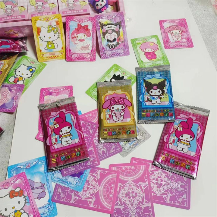 Cute%20Hello%20Kitty%20Sanrio%20Cards%20Kawaii%20Cinnamoroll%20Kuromi%20My%20Melody%20Cartoon%20Toys%20Trading%20Collectible%20Accessories%20Card%20Anime%20Gifts%20-%20Image%206