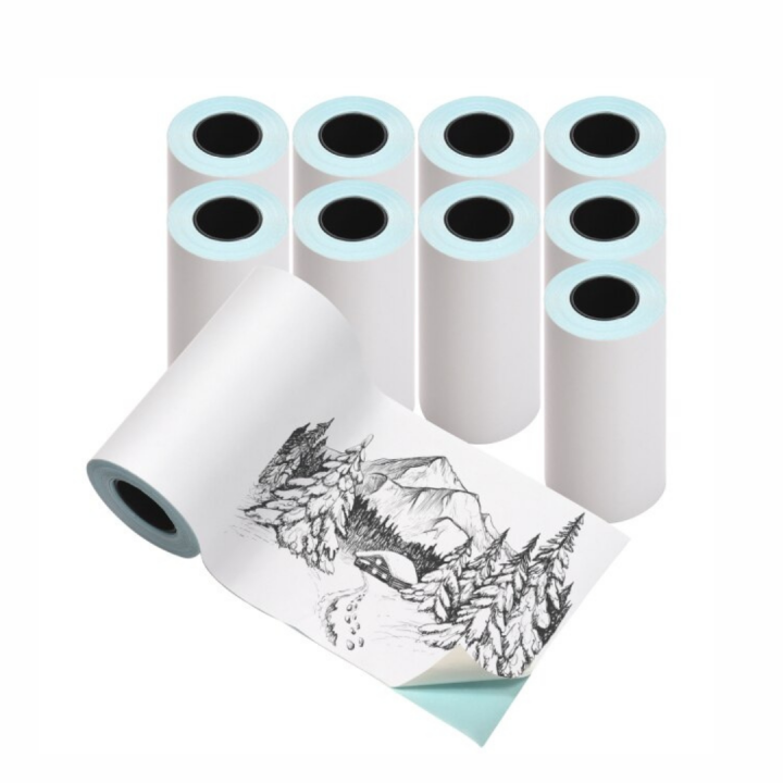 10pcs%2057*30mm%20Sticker%20Thermal%20Paper%20Rolls%20for%20Label%20Printer%20Mini%20Thermal%20Printer%20Waterproof%20Oil-proof%20Sticky%20Paper%20Self-Adhesive%20Thermal%20Paper,%20White%20-%20Image%209