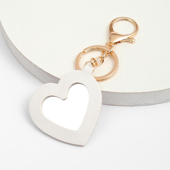 Pu+Lens%20Keychain%20Mirror%20Fashionable%20Bag%20Pendant%20Cosmetic%20Mirror%20for%20Accessory%20Daily%20Use%20Personal%20Care%20Bag%20Decoration%20Women/Girls%20-%20Image%204