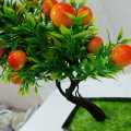 Miniascape Bonsai Decor: New 1Pc Artificial Flower Fruit Tree for Home and Restaurant Tables. 