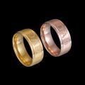 【Pei jie Store】DAD Rings For Men Jewelry Fashion Stainless Men's Ring Stainless Rose Gold Black Classic Day Gift. 