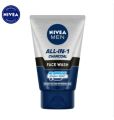 Nivea men All IN 1 Charcoal face wash used for male - 100 gm. 