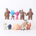 10 pieces/set Russia Masha Toy Figure Doll Home Decoration Masse Toys Bear Masshe Action Figure Creative Bear Doll Gift For Kid.