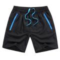 Summer Men Shorts Quick Drying Sport Elastic Pocket Drawstring Beach Swim Trunks. 
