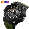 Skmei Big Dial Sport Men Watch 2 Time LED Digital Wristwatches For Mens Waterproof Chrono Count Down Male Hour montre homme 1283. 
