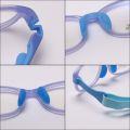 Peekaboo silicone square glasses for kids TR90 frame blue pink girl optical glasses frame for children accessories for students. 