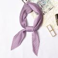 70*70cm Small Crinkle Hijab Scarf For Women Silk Satin Handkerchief Bag Scarfs Female Sqaure Headband Hair Scarves For Ladies.