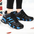 Winter PU Leather Boots Men Sneakers Waterproof Warm Trekking Work Casual Shoes Man Autumn Anti-slip High-top Hiking Sports BunnyGarden.