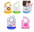 Plastic dining feeding bibs for babies. 