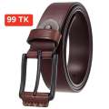 High quality Cow Leather Formal And Casual Belt For Men.