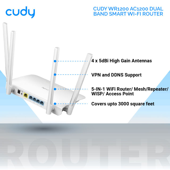 Cudy%20WR1300%20AC1200%20Dual%20Band%20Wi-Fi%20Router%20-%20867Mbps%20at%205GHz%20and%20300Mbps%20at%202.4GHz%20-%205x%20Gigabit%20Ethernet%20Ports%20-%204%20x%205dBi%20High%20Gain%20Antennas%20-%20Whole%20Home%20Coverage%20-%20White%20-%20Image%202
