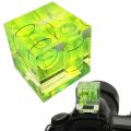 3-Axis Camera Spirit Level Hot Shoe Fixed Bubble 3D Dimensional Level Instrument For Canon/Nikon/Pentax DSLR Portable.