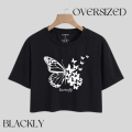 New Trendy Oversized Printed Top For Women's.