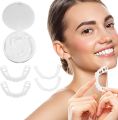 Silicone Upper/Lower False Teeth Perfect Laugh Veneers Dentures Paste Oral Hygiene Tools Teeth Instant Smile Teeth Cosmetic Lateil. 