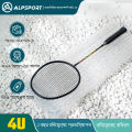 ALPSPORT DRAGON Advent 4U 26LBS Offensive Badminton Racket Embossing Technology Gold Black Racket Stringing 100% Original Design Full Carbon Fiber Rocket Suitable for Students Beginners Amateur Rsl Racket. 